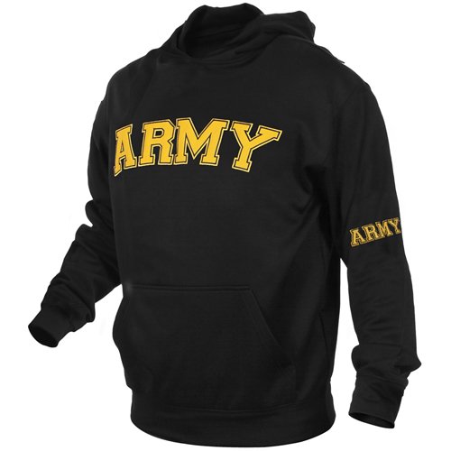 Mens Army Military Embroidered Pullover Hoodies