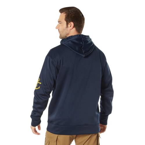 Ultra Force Navy Emblem Pullover Hooded Sweatshirt