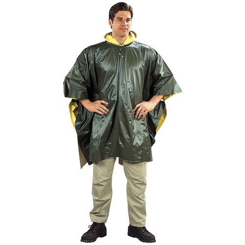 Reversible PVC Poncho