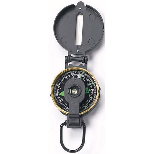 Lensatic Metal Compass