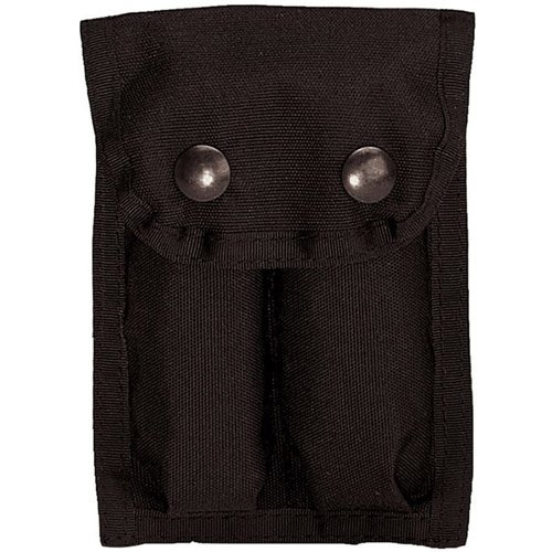 GI Type Enhanced Dual 9Mm Black Clip Pouch