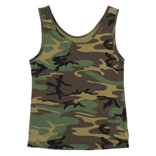 Womens Camo Stretch Tank Top