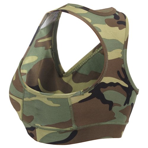 Military Inspired Camo Sports Bra