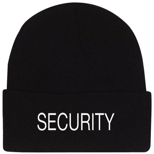 Embroidered Security Watch Cap