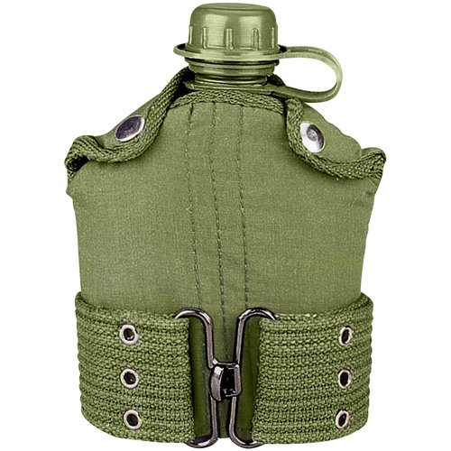 G.I. Type Plastic Canteen And gun Belt Kit