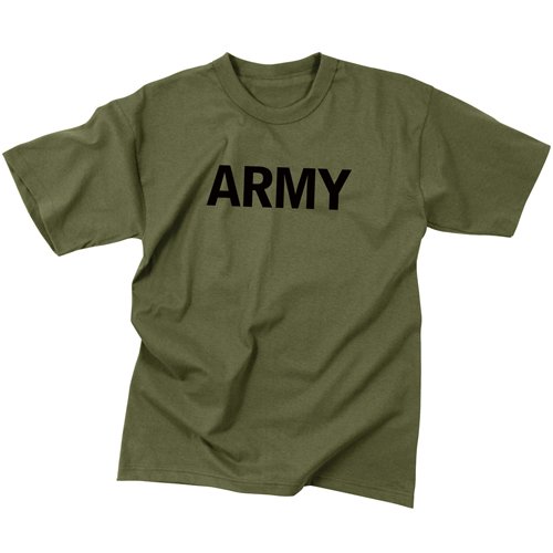 Olive Drab Military Physical Training T-Shirt - Army