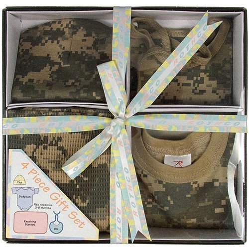 Infant 4 Piece Camo Boxed Gift Set