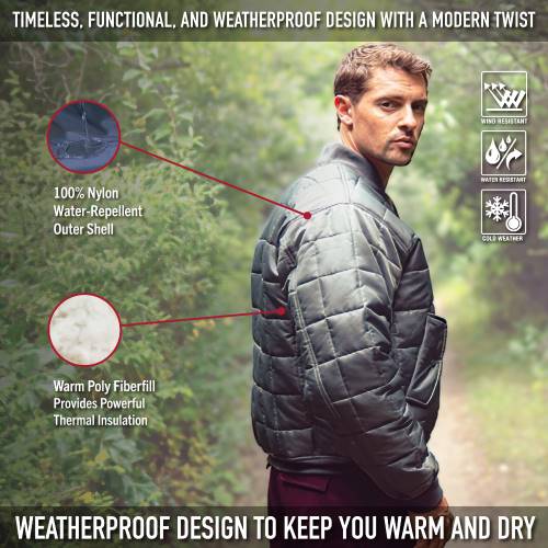 Classic Quilted MA-1 Aviation Jacket