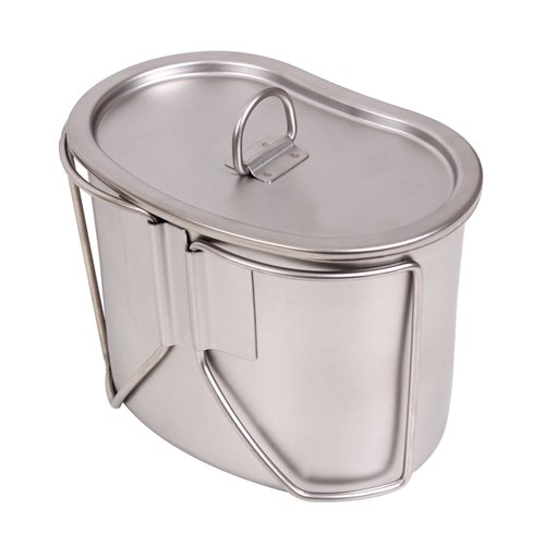 Stainless Steel Canteen Cup and Cover Set