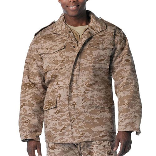 Ultra Force Mens M-65 Camo Field Jacket