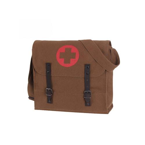 Tactical Vintage Medic Bag With Cross