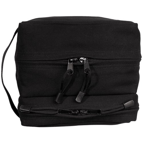 Canvas Dual Compartment Travel Kit