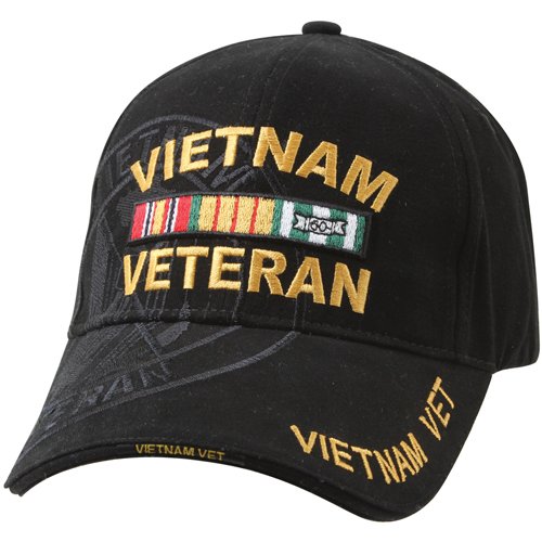 Deluxe Vietnam Veteran Military Low Profile Shadow Caps