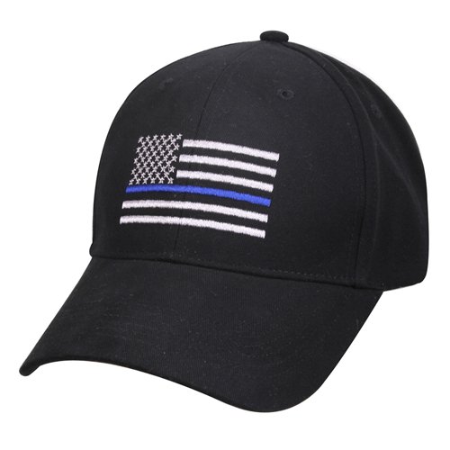 Thin Blue Line Flag Low Profile Adjustable Cap