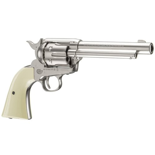 Colt Peacemaker Nickel BB Revolver Steel BB-Refurbished