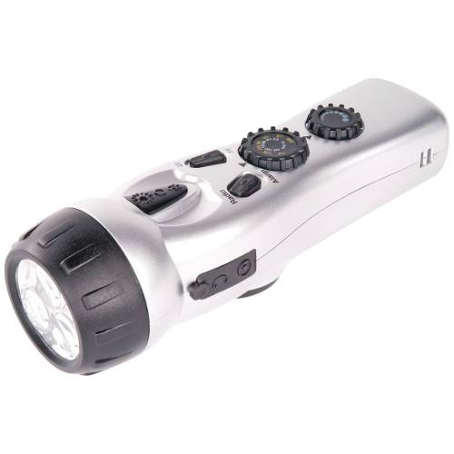 4In1 Radio Alarm Flashlight