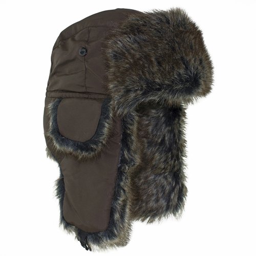 Zan Headgear Brown Fur Trooper Hat - Wholesale