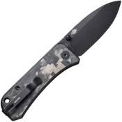 Explorer Banter Folding Knife - Black G10 Handle - Wood, a fusion of materials 