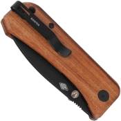 Explorer Banter Folding Knife - Black G10 Handle - Wood, a fusion of materials 