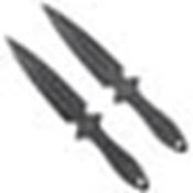 Throwing Knife 2 PC Set w/Sheath