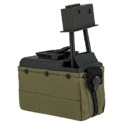 A&K M249 Series 1500 Round Box Magazine - OD Green