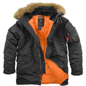 Alpha Mens Slim Fit N-3B Parka