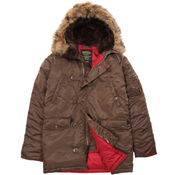 Alpha Mens Slim Fit N-3B Parka