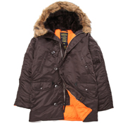 Alpha Mens Slim Fit N-3B Parka