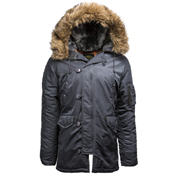 Alpha Mens Slim Fit N-3B Parka