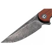 Mini Asticus Damascus Folding Blade Knife