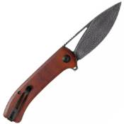 Civivi Riffle Damascus Flipper Folding Knife