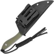 Explorer Concept 22 Fixed Knife - OD Green G10 Handle - Silver Blade 