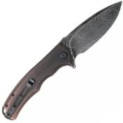 Civivi Praxis Damascus Folding Knife