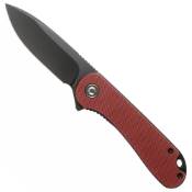 Explorer Elementum Folding Knife - Blue G10 Handle - Black S/S Liner 