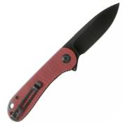 Explorer Elementum Folding Knife - Blue G10 Handle - Black S/S Liner 