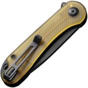 Explorer Elementum Black Flipper Knife - Ultem, blending style and function 