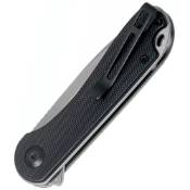 Explorer Elementum Folding Knife - Blue G10 Handle - Black S/S Liner 