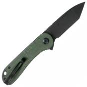 Civivi Elementum D2 Flipper Knife Micarta Handle