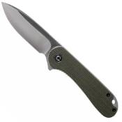 Explorer Elementum Folding Knife - Blue G10 Handle - Black S/S Liner 