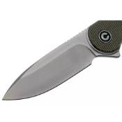 Explorer Elementum Folding Knife - Blue G10 Handle - Black S/S Liner 