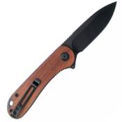 Civivi Elementum Flipper Wood Handle Knife 