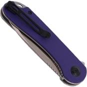 Explorer Elementum Folding Knife - Blue G10 Handle - Black S/S Liner 