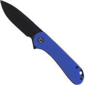 Explorer Elementum Folding Knife - Blue G10 Handle - Black S/S Liner 