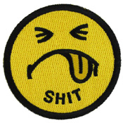 Shit Smiley Face Patch