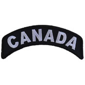 4x1.5 Inch Canada Rocker Patch