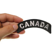 4x1.5 Inch Canada Rocker Patch