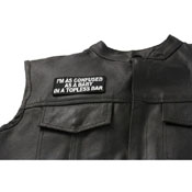 I'm As Confused As Baby In Topless Bar Embroidered Patch