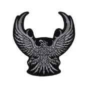 Silver Tribal Eagle Small Patch