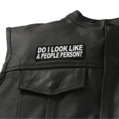 Do I Look Like A People Person Iron-on Patch