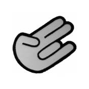 Shocker Hand Sign Patch